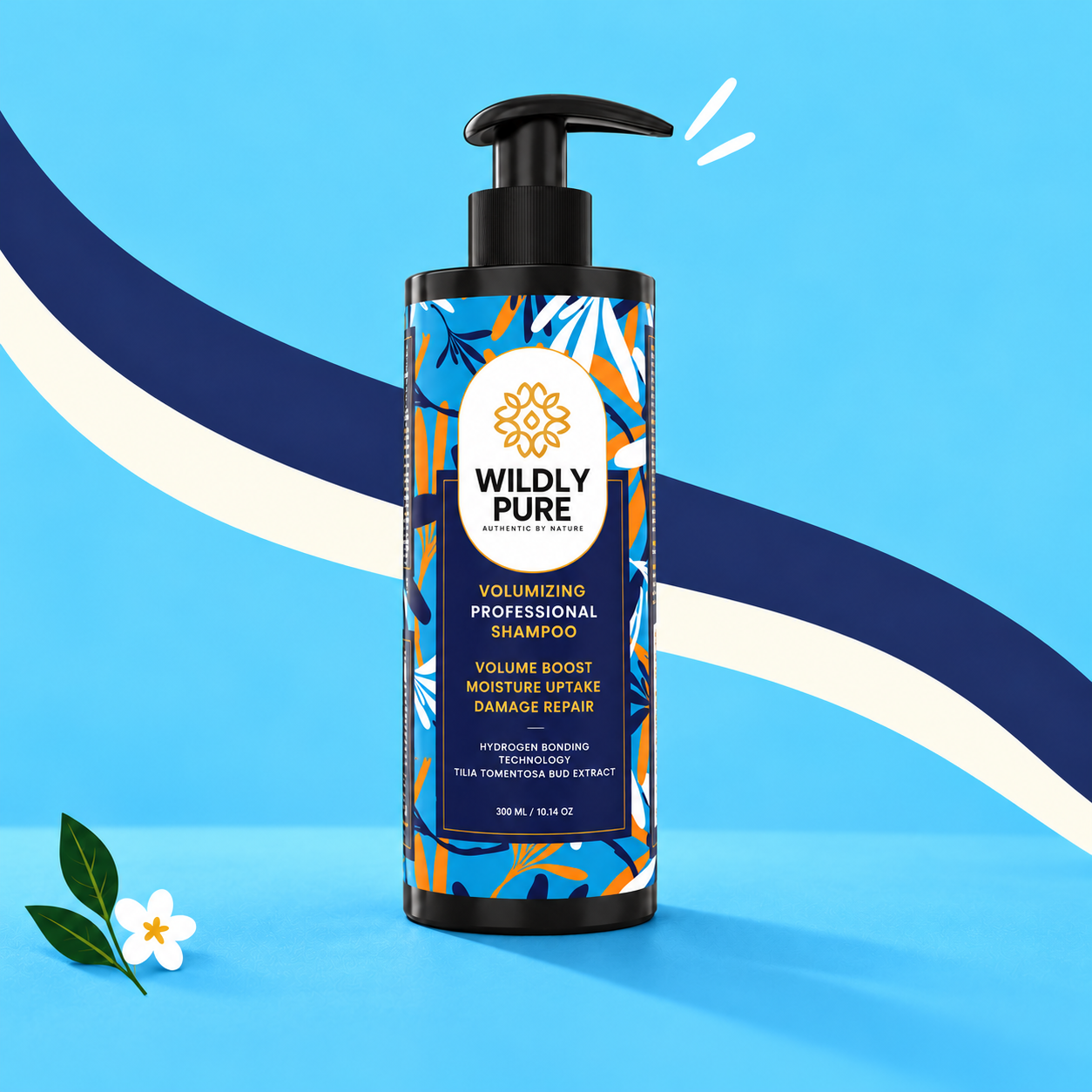 Volumizing Professional Shampoo – Hydrogen Bonding Technology for Thin & Flat Hair | 300 ml