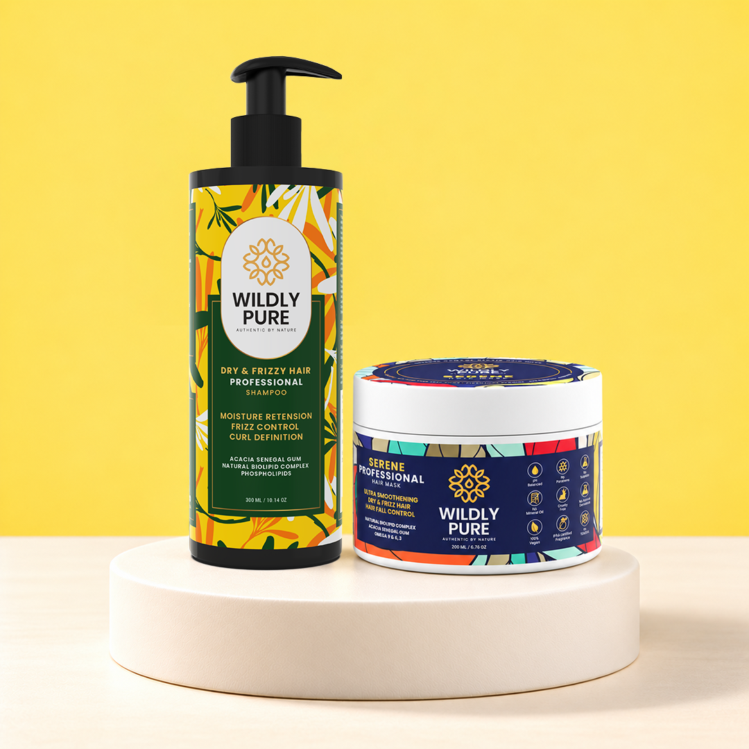 Frizz Reduction SHAMPOO & HAIR MASK for Curly Hair