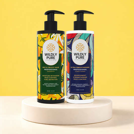 Frizz Control Shampoo and Conditioner Combo with Omega 3,6,9 and Biolipid Complex 300mL x 2