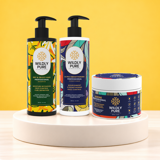 Frizz-Free Curl Care Kit with Shampoo, Conditioner & Hair Mask Pack of 3