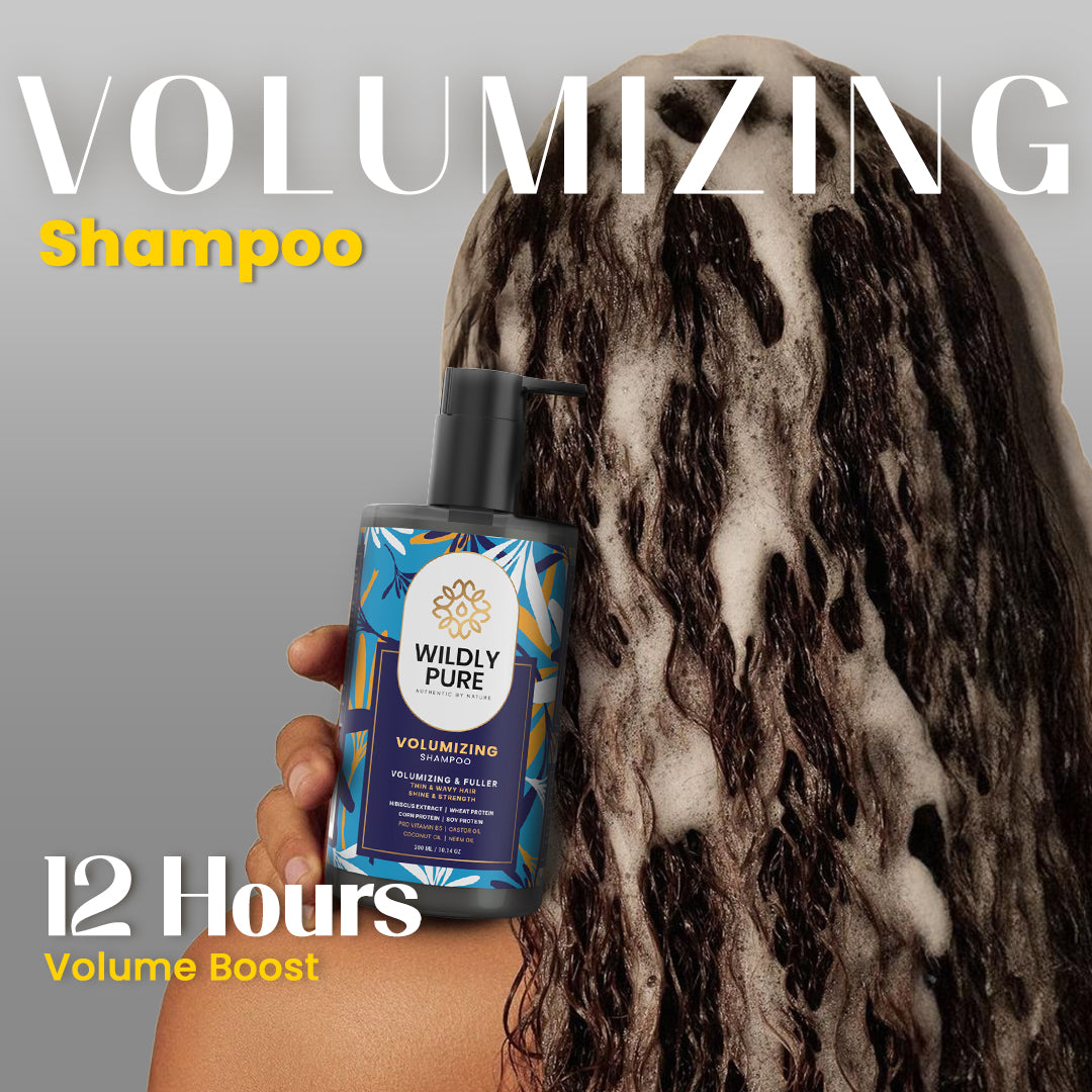 Volumizing Shampoo with Hydrogen Bonding Technology for Thin & Wavy Hair