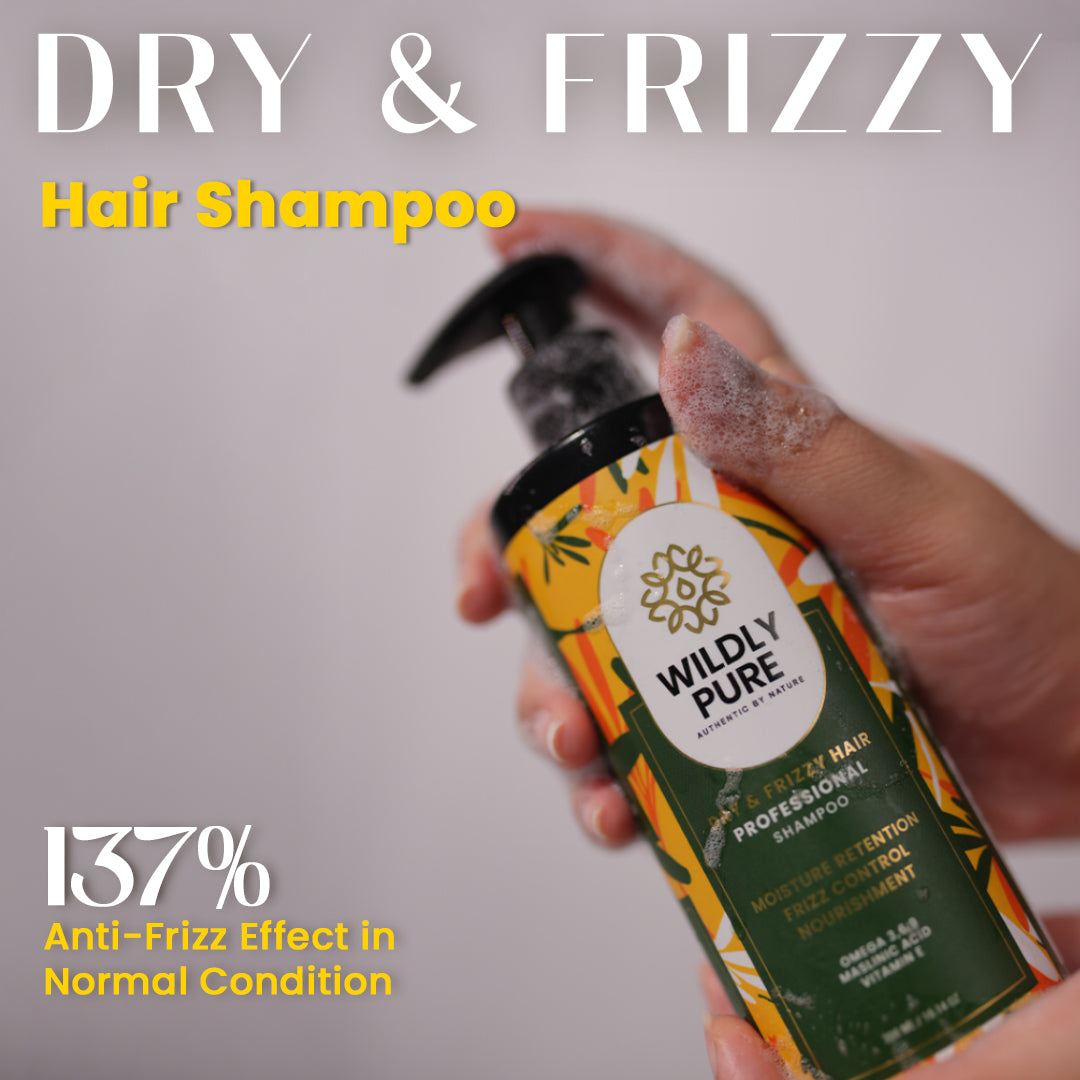 Free Spirit Anti Frizz Shampoo with Omega 3, 6, 9 for Nourishment & moisturization |150mL