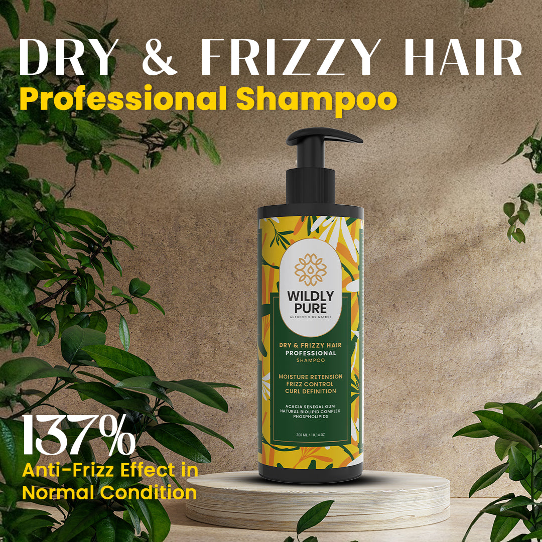 Free Spirit Anti Frizz Shampoo with Omega 3, 6, 9 for Nourishment & moisturization |300mL