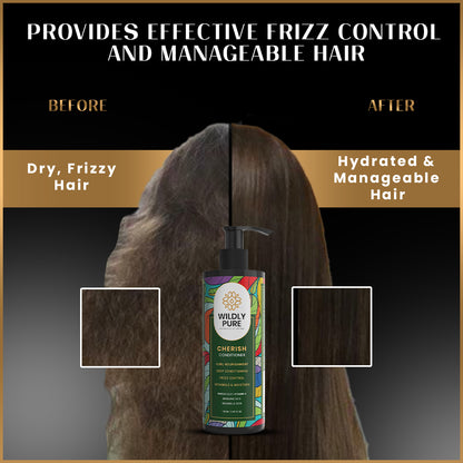 Cherish Conditioner for Dry and Frizzy Hair-150 ml