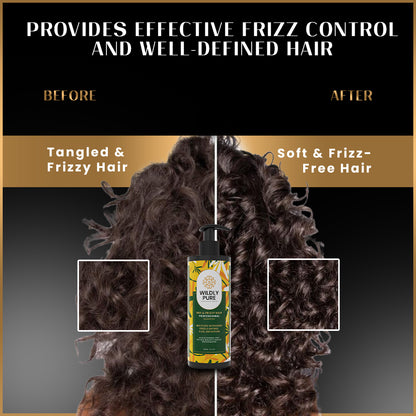Free Spirit Anti Frizz Shampoo with Omega 3, 6, 9 for Nourishment & moisturization |300mL