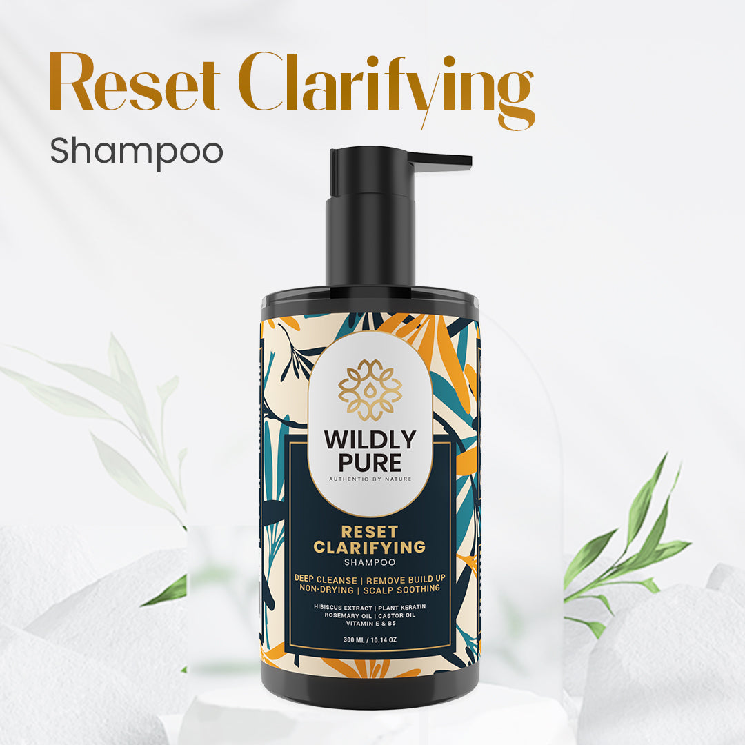 Clarifying Shampoo for Chemical Build Up, Low Porosity Hair & hard Water Damage 300mL