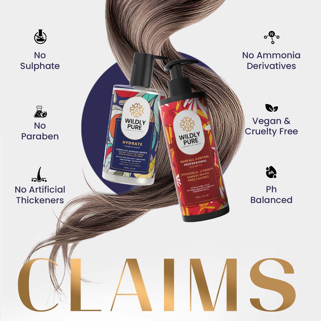 Hairfall Controll SHAMPOO & CONDITIONER Combo for Dry Damaged Hair (Pack of 2)