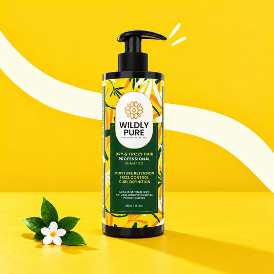 Free Spirit Professional Dry & Frizzy Hair Shampoo – Anti-Frizz Care | 300 ml product display