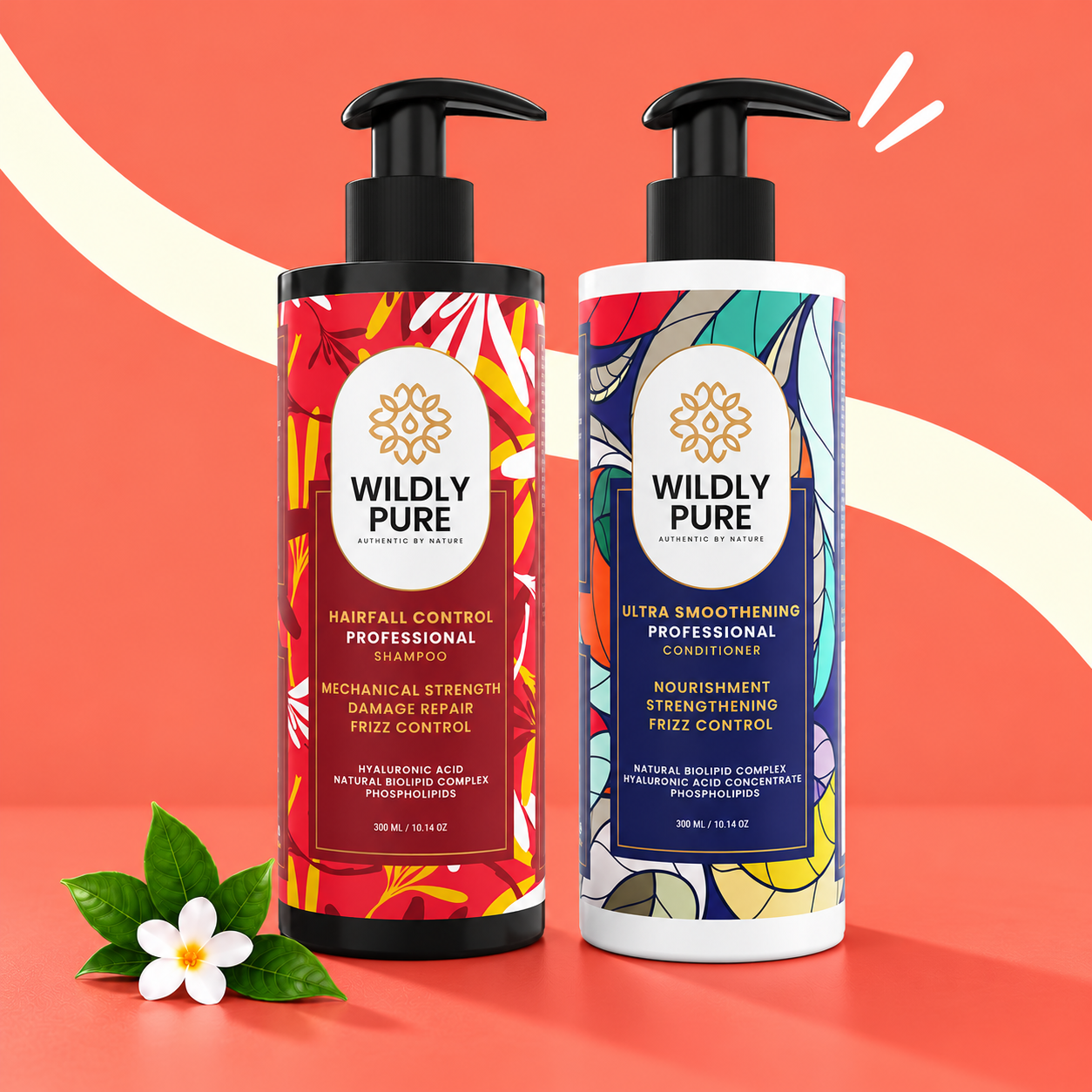 Hairfall Controll SHAMPOO & CONDITIONER Combo for Dry Damaged Hair (Pack of 2) product display