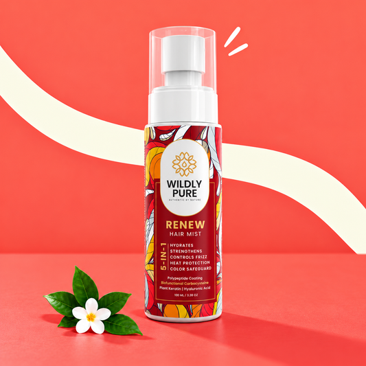 Renew Professional 5-in-1 Heat Protection Hair Mist – Styling & UV Care | 100 ml product display