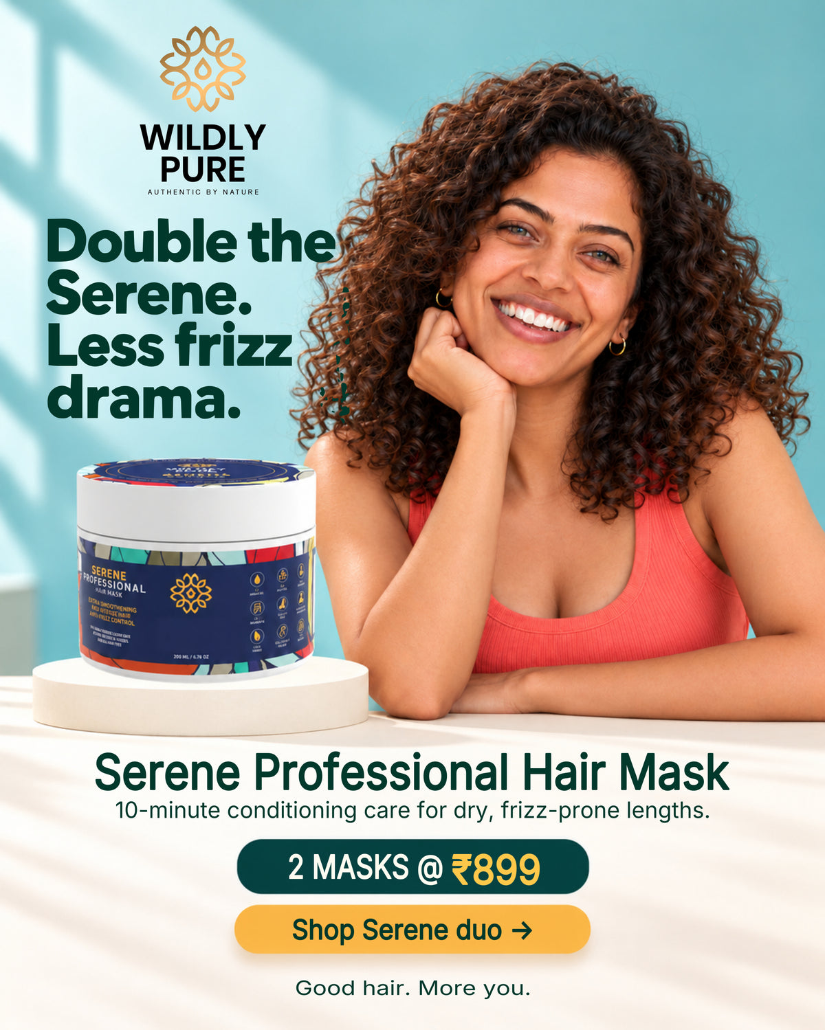 Serene Professional Hair Mask — 2 masks at ₹899