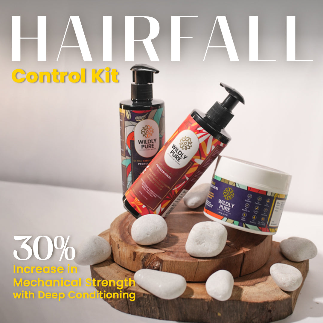 Hair fall Control Kit- EVOLVE HAIR-FALL CONTROL SHAMPOO HYDRATE Conditioner & SERENE Hair Mask