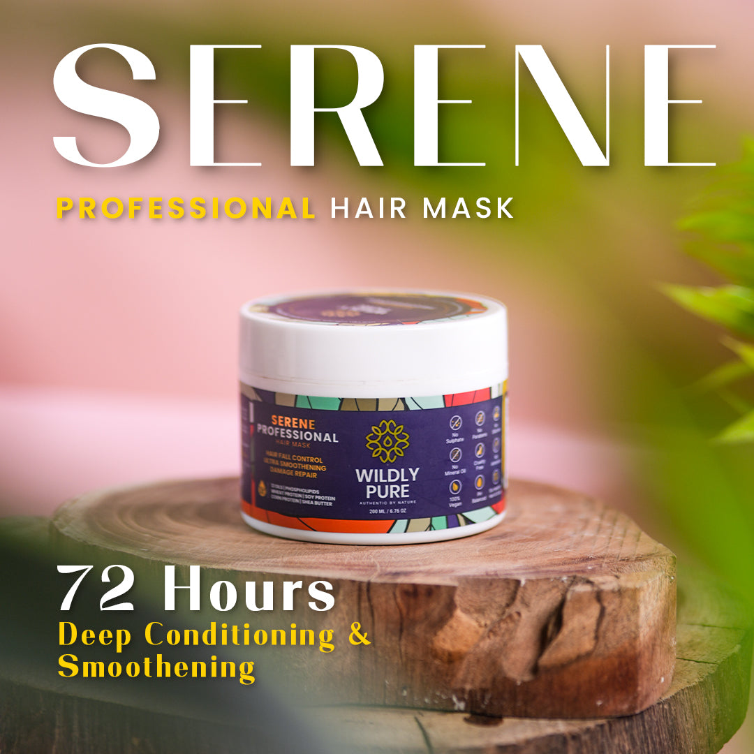 Serene Professional Hair Mask with 12 Oils and Phospholipids for Damage Repair 200mL