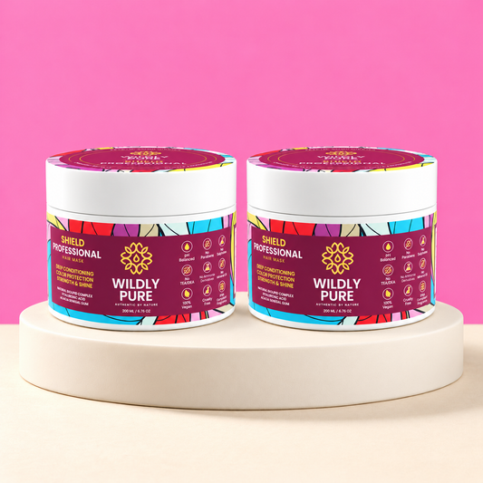 Shield Professional Hair Mask – Heat Styling Damage & Color Protection | Pack of 2 (400 ml)